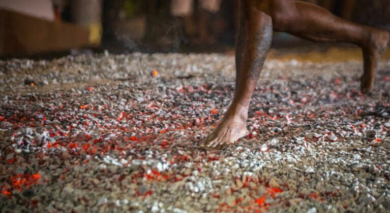 Firewalk Alice House Hospice hartlepool business